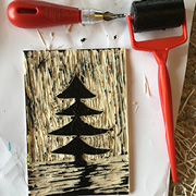 Creative workshop: Lino print your own Christmas cards