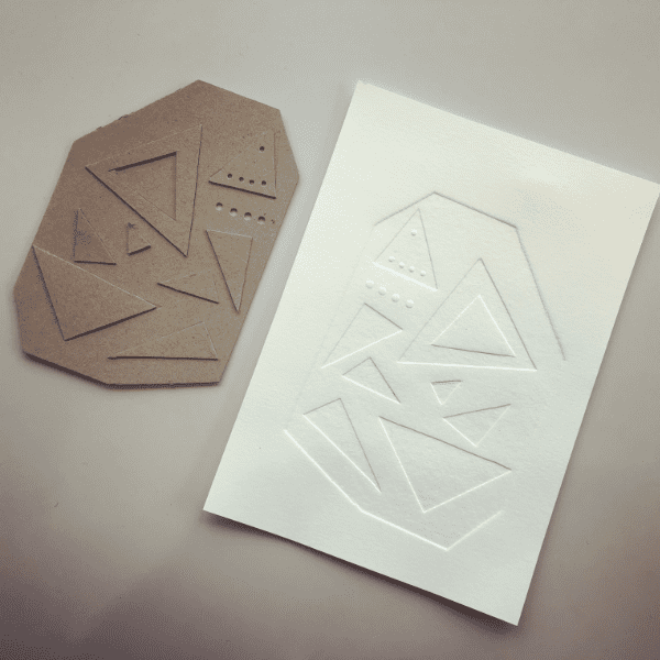 Create your own Christmas Card: Embossing and Debossing Workshop