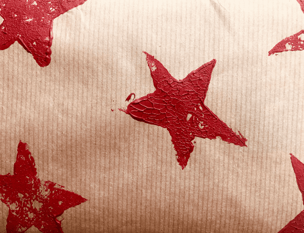 Print your own wrapping paper workshop