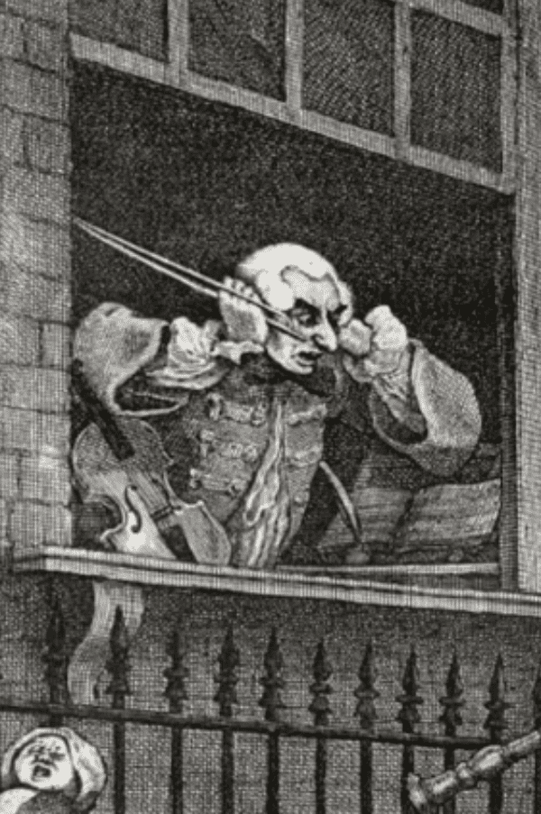Spotlight Talk: Burlington critiqued in Hogarth's Enraged Musician